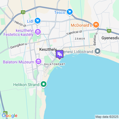 Hotel Helikon a térképen