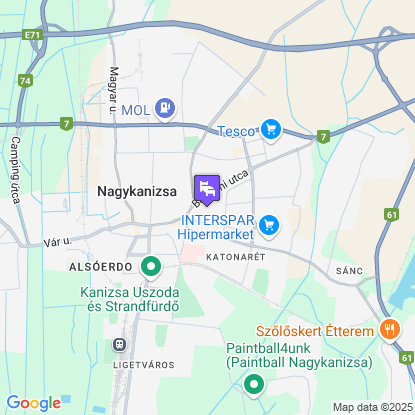 Hotel Touring a térképen